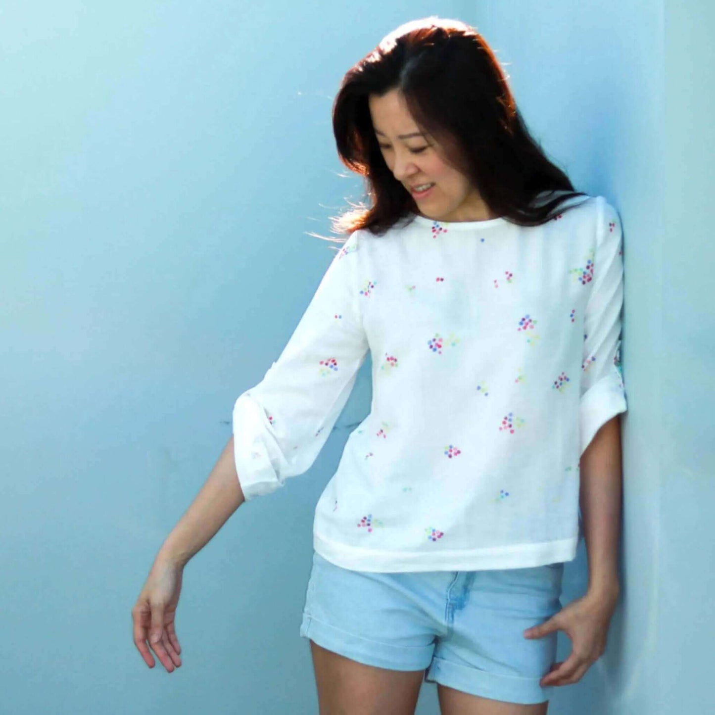 Double Gauze T-shirt Sewing Pattern PDF DOWNLOAD - homesewn