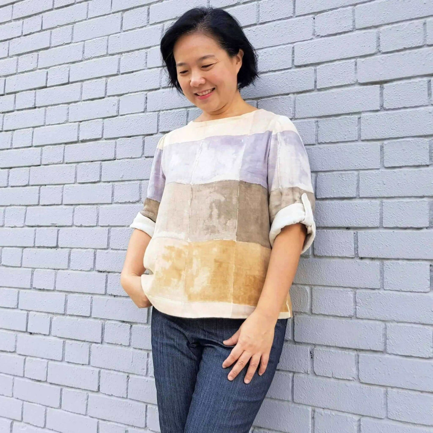Double Gauze T-shirt Sewing Pattern PDF DOWNLOAD - homesewn