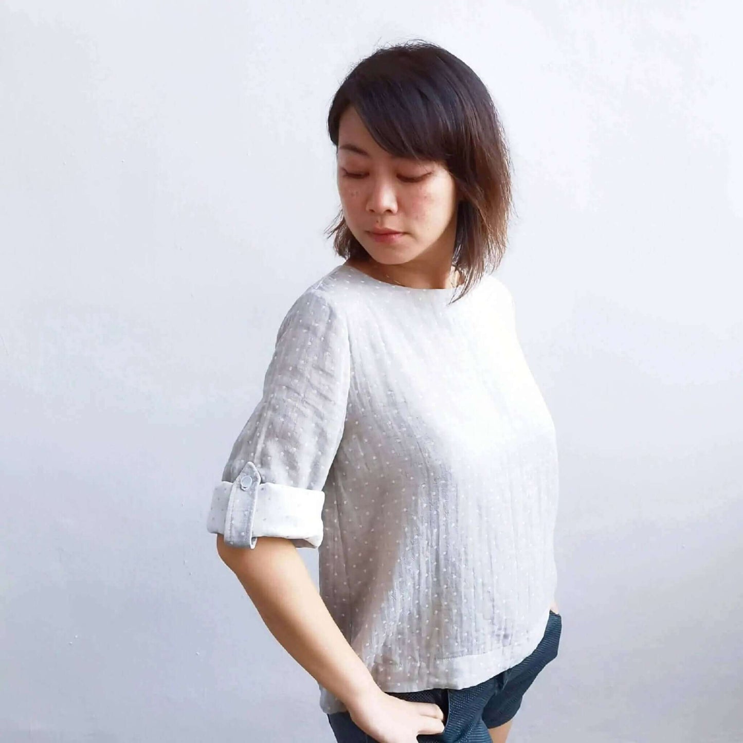 Double Gauze T-shirt Sewing Pattern PDF DOWNLOAD - homesewn