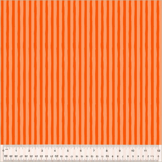 Drawn Stripe - Peachy/Delphinium - Ruby & Bee Blenders - homesewn