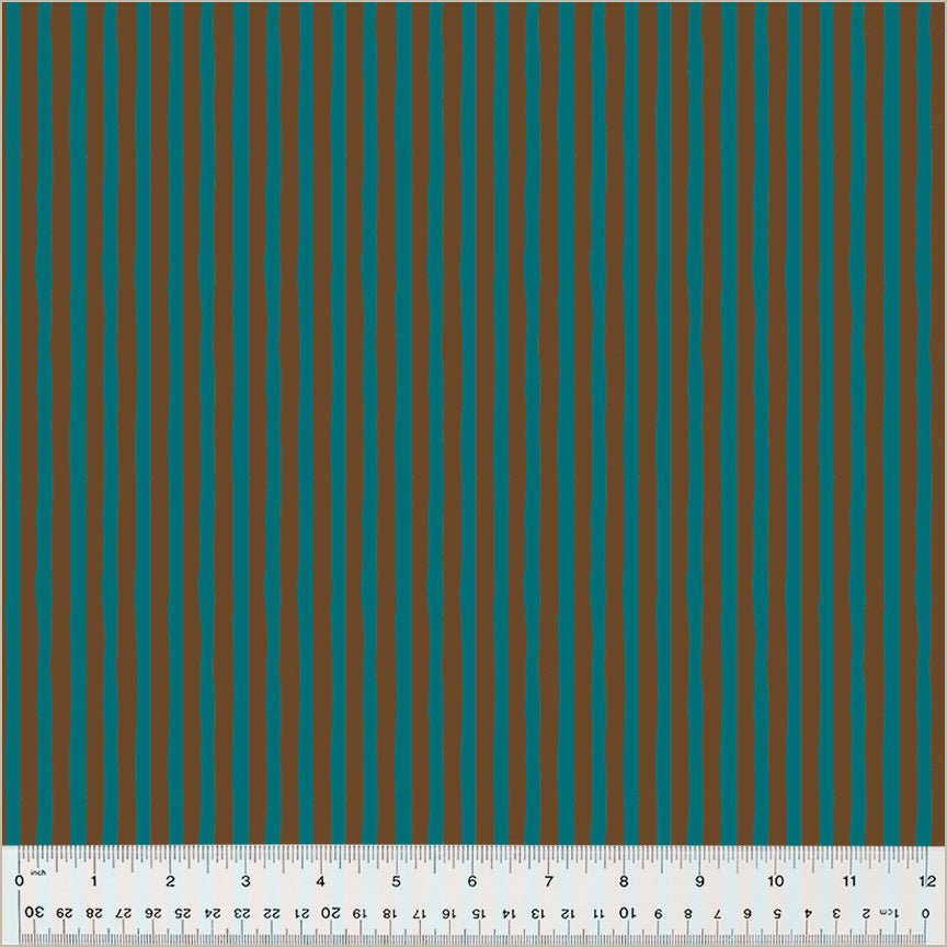 Drawn Stripe - Provence/Brown - Ruby & Bee Blenders - homesewn