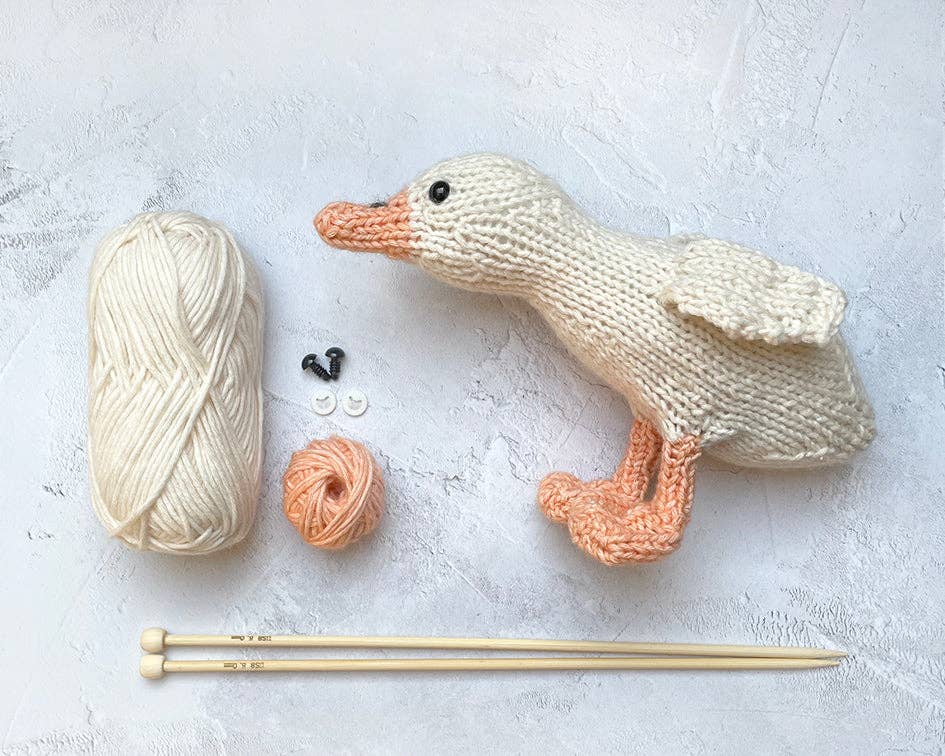 Duckling Knitting Kit - homesewn