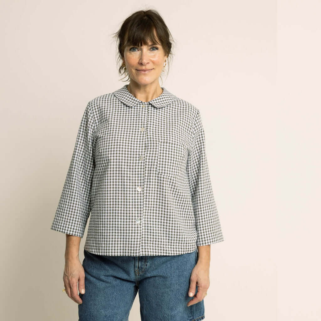 Dukke Blouse Sewing Pattern PDF DOWNLOAD - homesewn