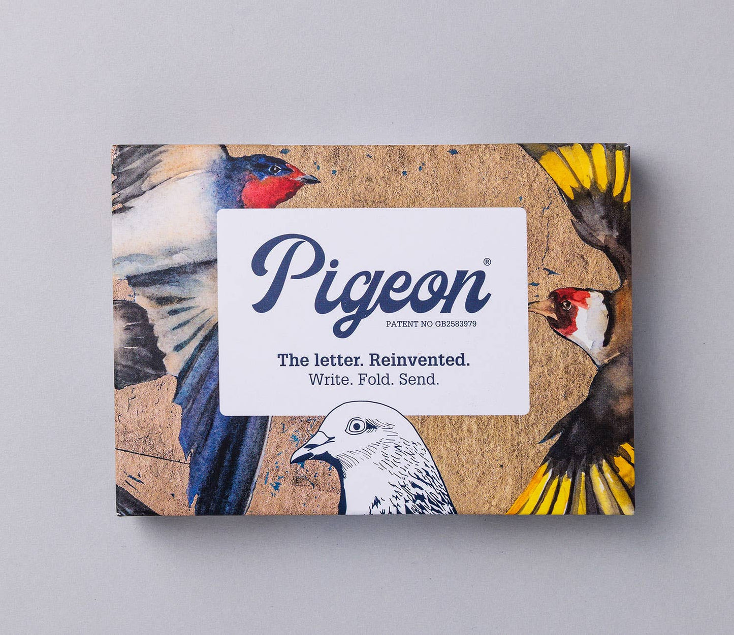 Golden Flight Pigeon, Folding Letter Set – pack of 6 (US)
