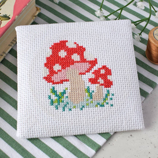 Toadstool Mini Cross Stitch Kit