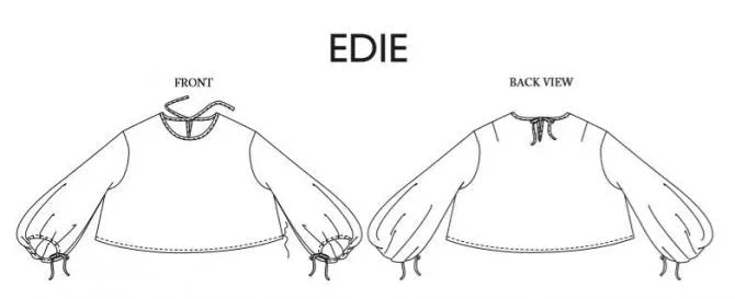 EDIE Top & Dress 18-28 - PDF PATTERN - homesewn