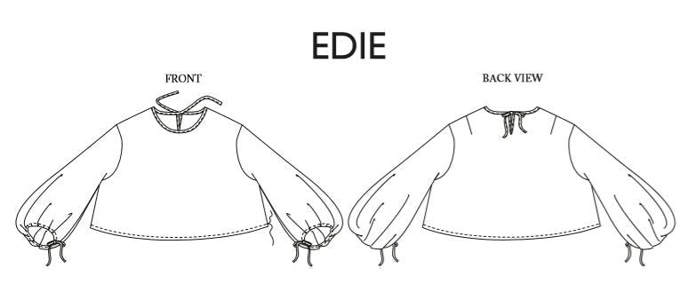EDIE Top & Dress 6-18 - PDF PATTERN - homesewn