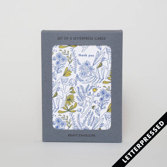 EGG PRESS - Doodle Flower Thank You Set - homesewn