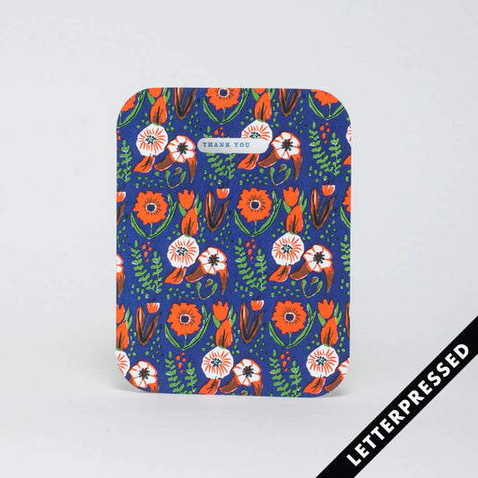 EGG PRESS - Folk Floral Thank You - homesewn