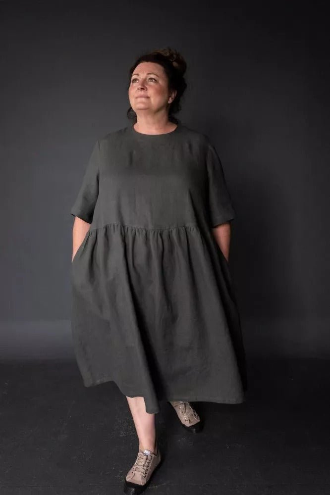 ELLIS & HATTIE Dress 18-28 - PDF PATTERN - homesewn