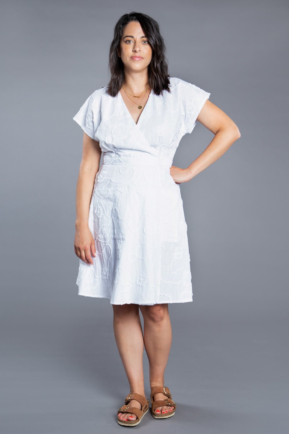 Elodie Wrap Dress Pattern - PDF DOWNLOAD - homesewn