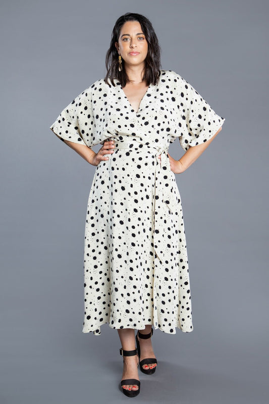 Elodie Wrap Dress Pattern - PDF DOWNLOAD - homesewn