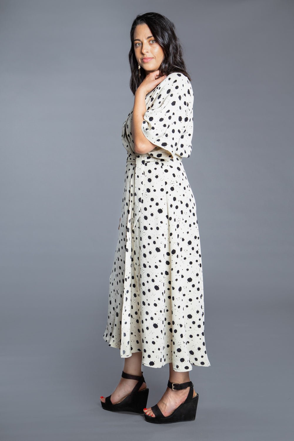 Elodie Wrap Dress Pattern - PDF DOWNLOAD - homesewn