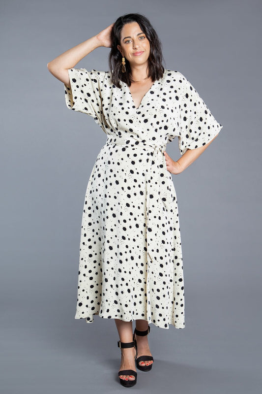 Elodie Wrap Dress Pattern - PDF DOWNLOAD - homesewn