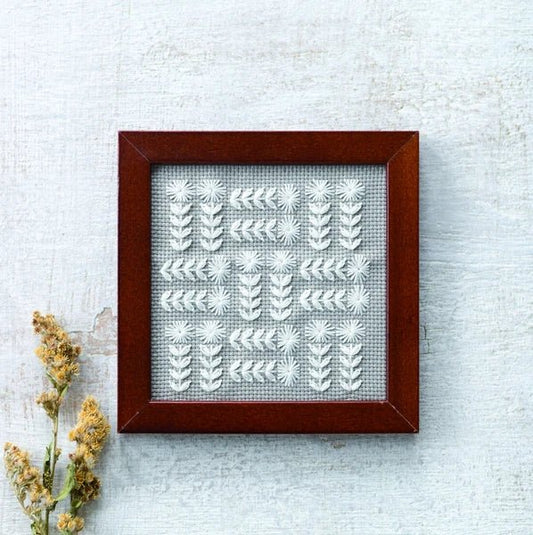 Embroidery Stitch Floral Kit - homesewn