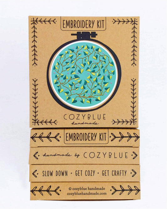 everbloom embroidery kit - homesewn