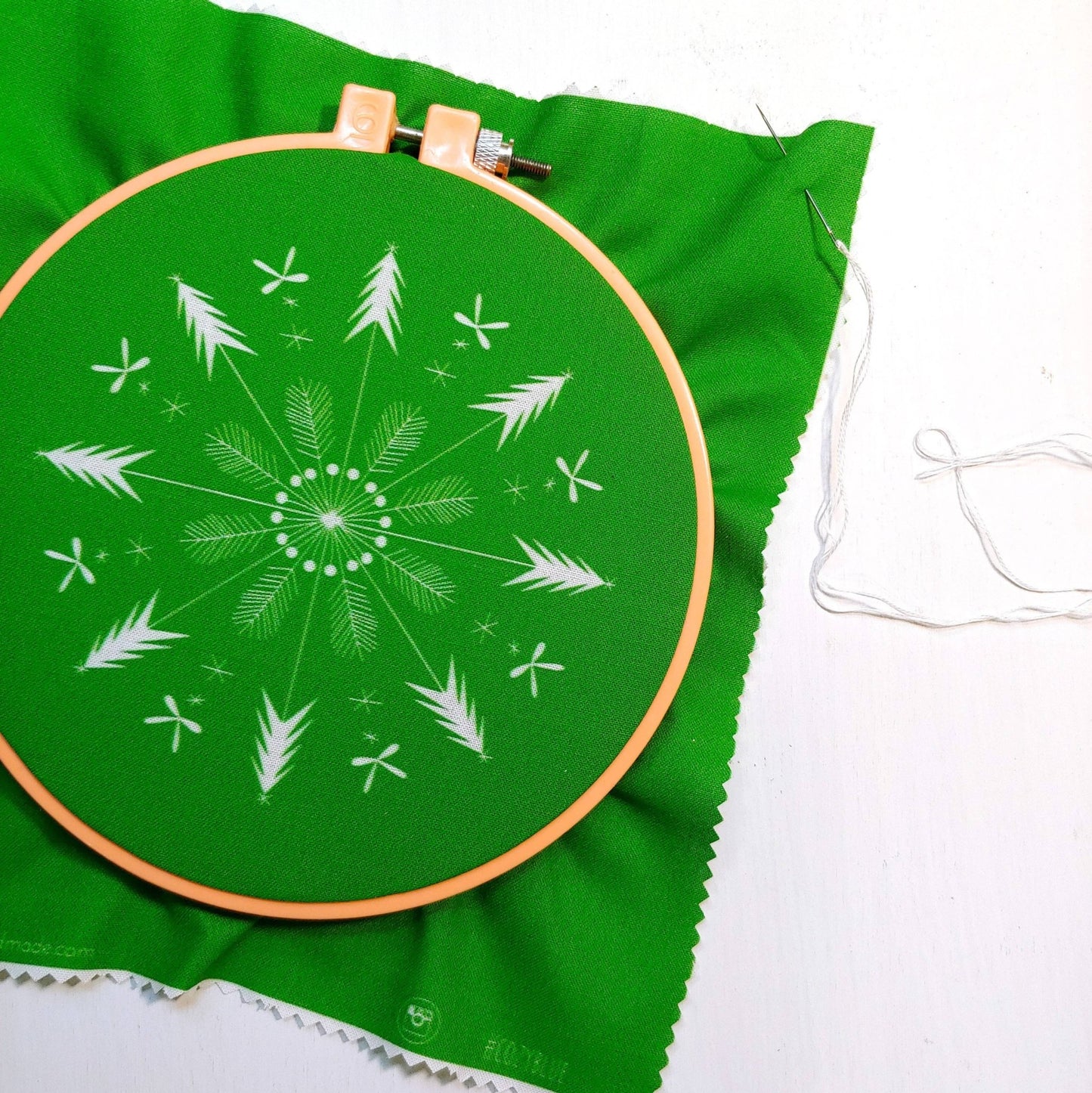 Evergreen embroidery kit - homesewn
