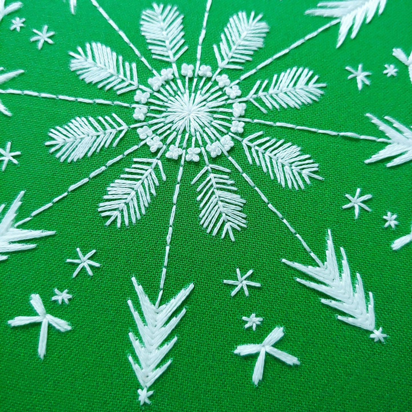 Evergreen embroidery kit - homesewn