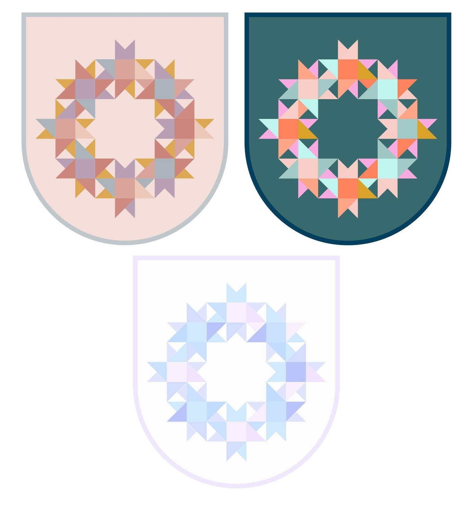 Evergreen Wreath Quilted Wall Hanging Class - homesewn