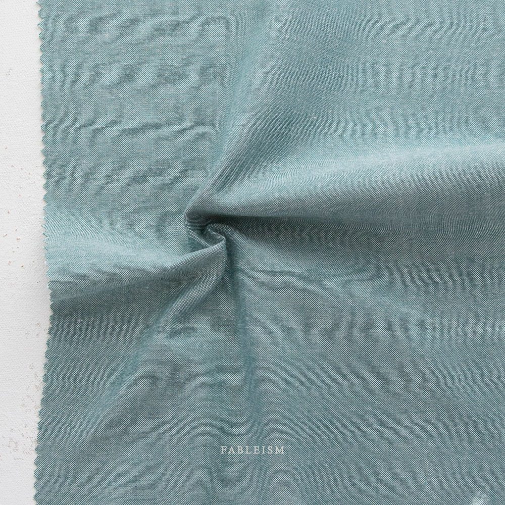 Everyday Chambray - Bay Leaf - Fableism 140gsm - homesewn