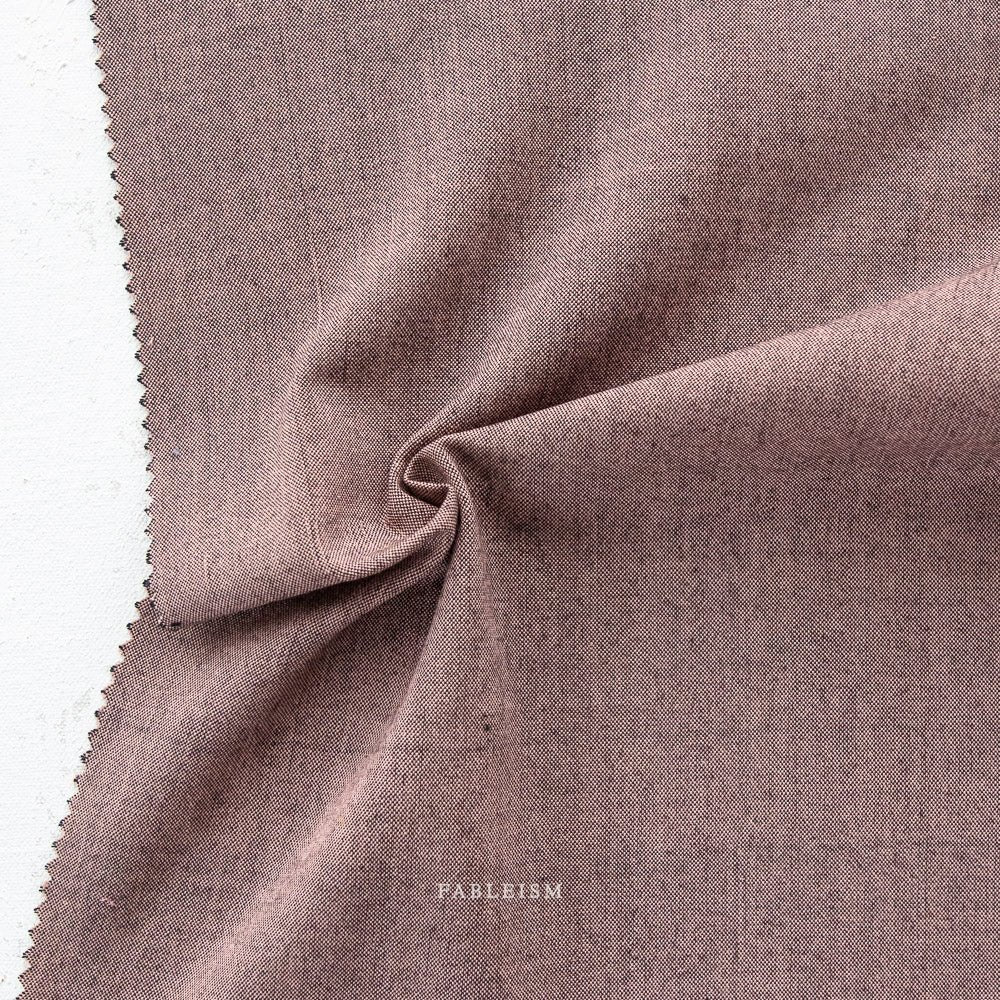 Everyday Chambray Nocturne - Quartz - Fableism 140gsm - homesewn