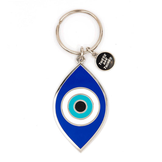 Evil Eye Enamel Keychain - homesewn