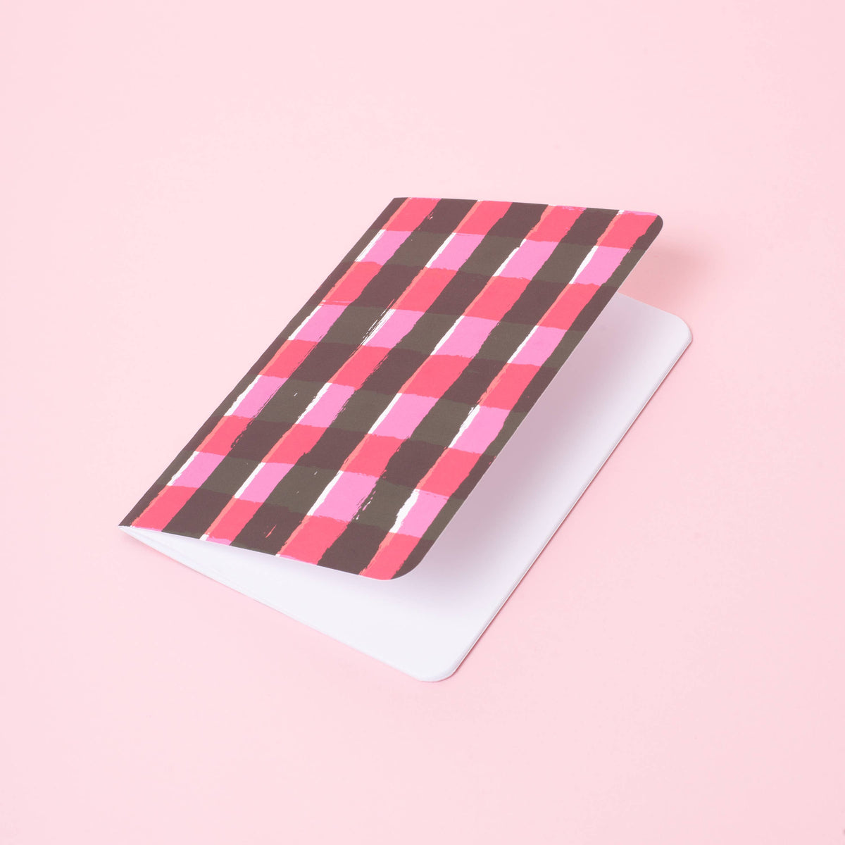 Big Gingham B6 Blank Notebook