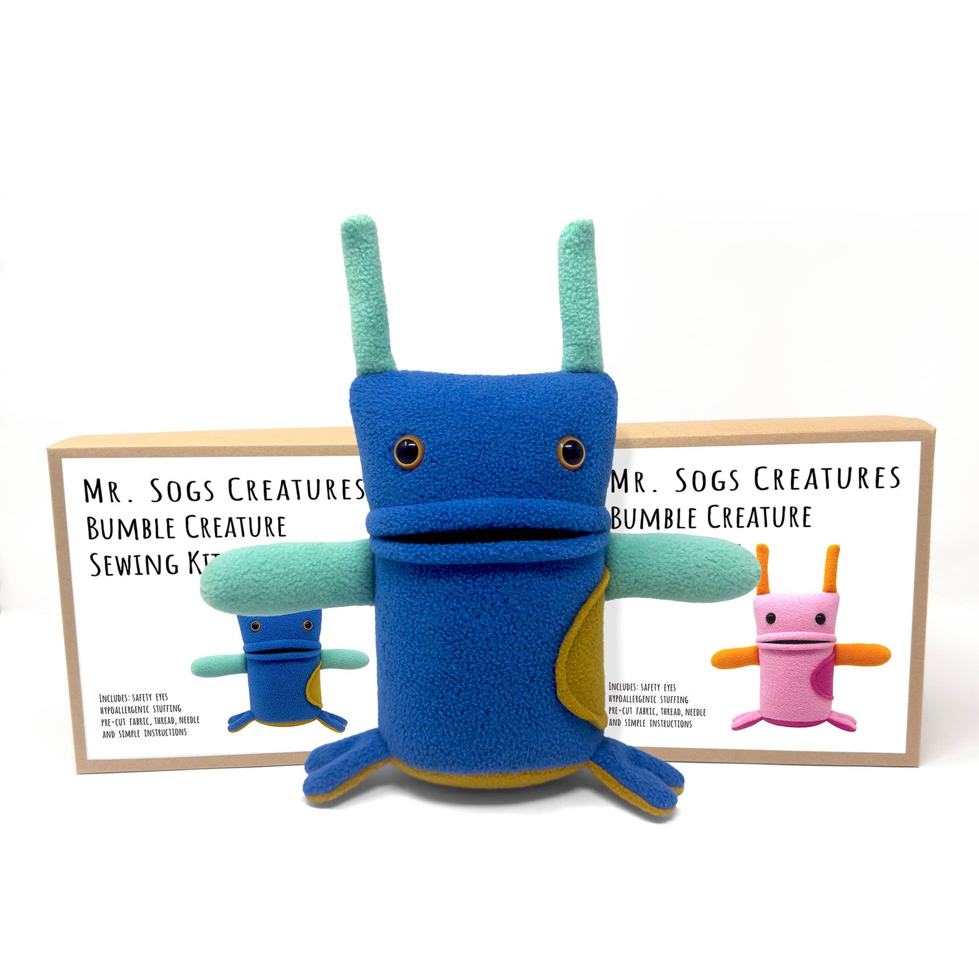 Bumble Creature DIY Plush Sewing Kit - homesewn