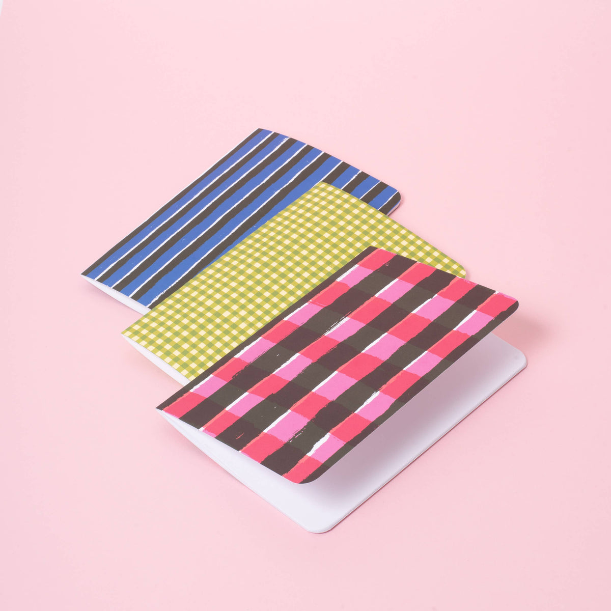 Big Gingham B6 Blank Notebook