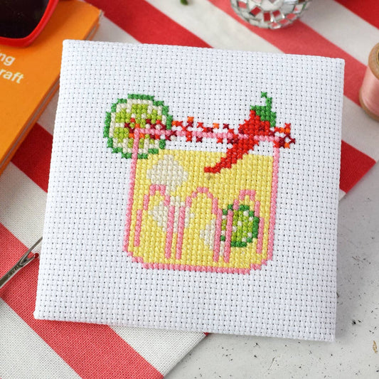 Spicy Margarita Mini Cross Stitch Kit