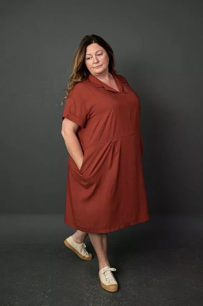 FACTORY Dress 18-28 - PDF PATTERN - homesewn