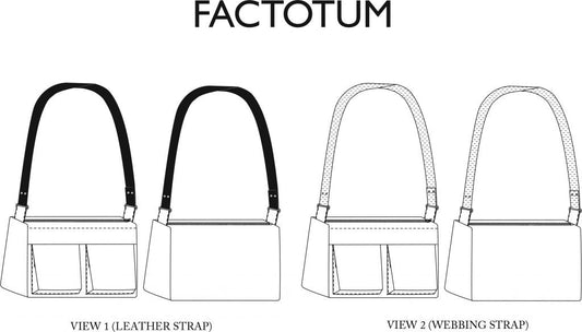 FACTOTUM Bag *less than 1m - PDF PATTERN - homesewn