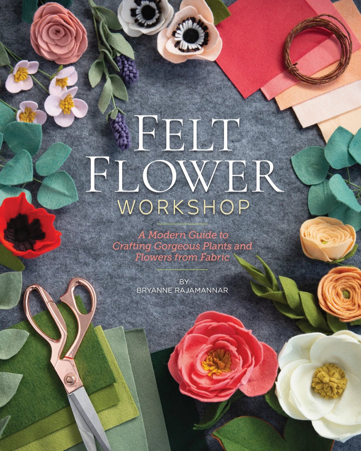 Felt Flower Workshop Book - homesewn