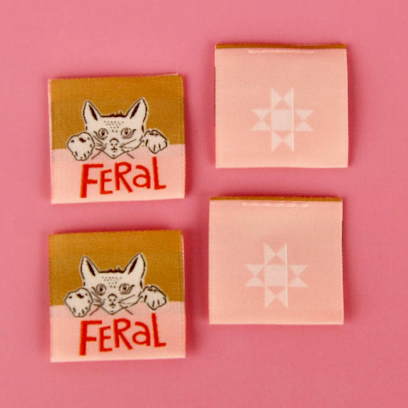 Feral - Designer Woven Labels  - homesewn