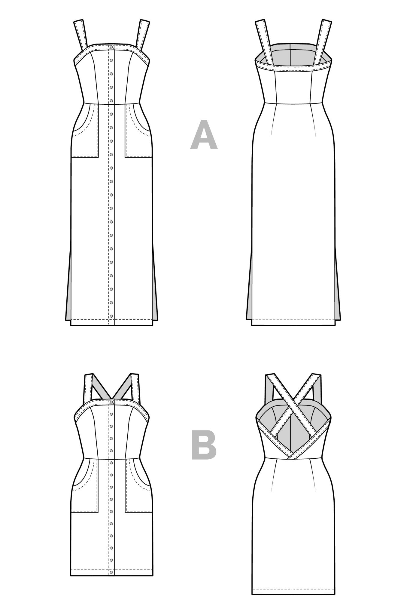 Fiona Sundress Pattern - PDF PATTERN - homesewn
