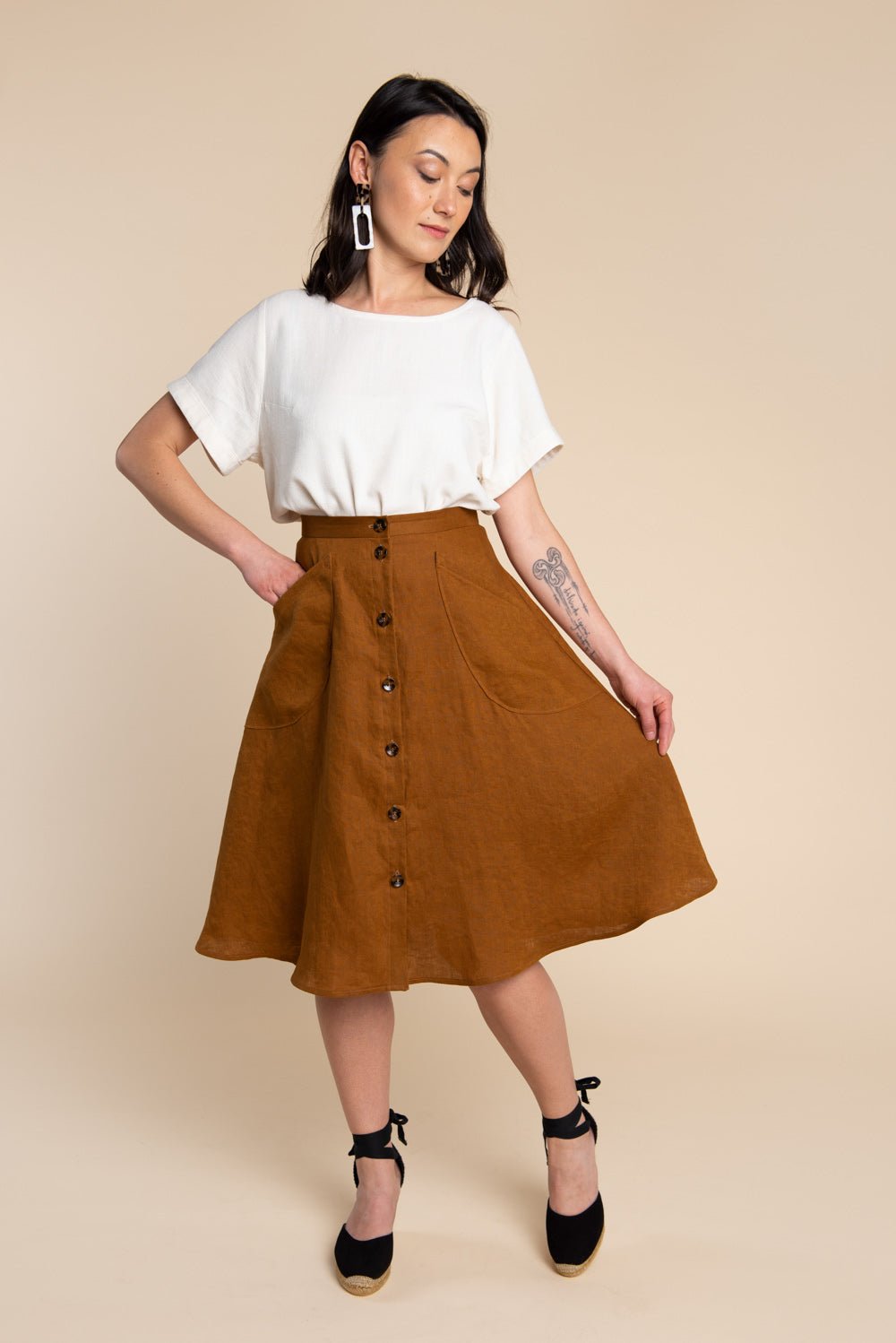 Fiore Skirt Pattern PDF DOWNLOAD - homesewn