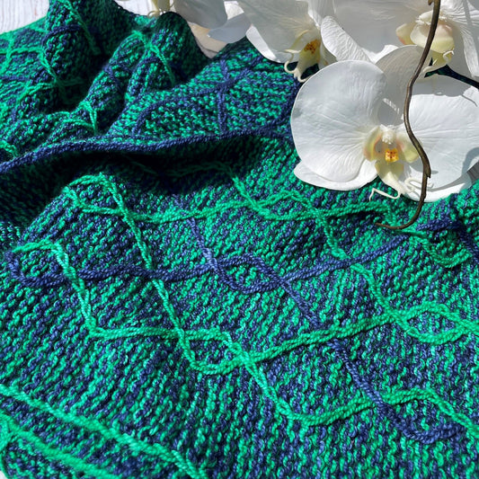 Fission Knitting Workshop: Comet Trails Scarf - homesewn