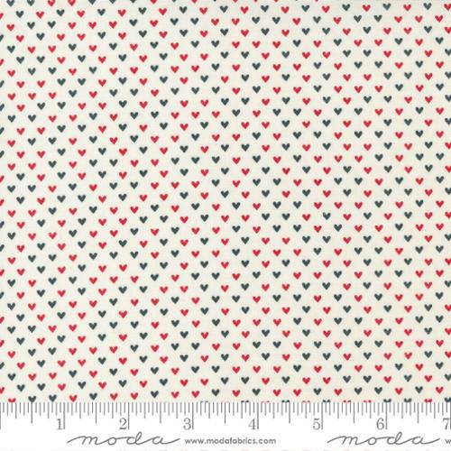 Flirt Tiny Heart Red/Black - QUILTING COTTON/POPLIN - homesewn