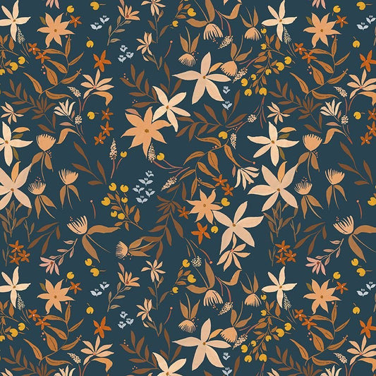 Floating Flowers - Moonlight - Night Swim - homesewn