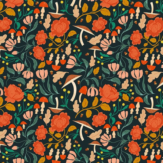 Flora - Ink - Flora & Fauna - homesewn