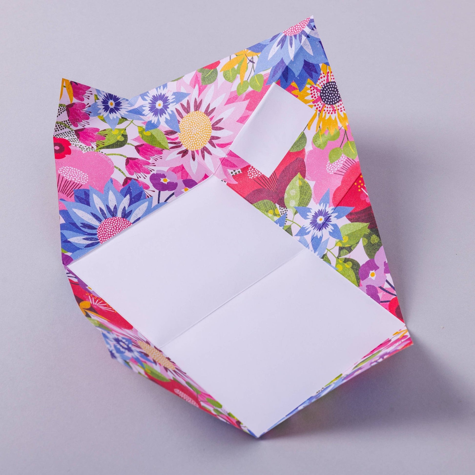 Floral Fantasia Pigeon, Botanical Folding Letters, Pack of 6 - homesewn