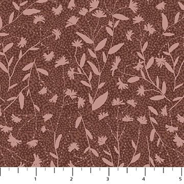 Floral Shadows - Brown - Nature Trail - homesewn