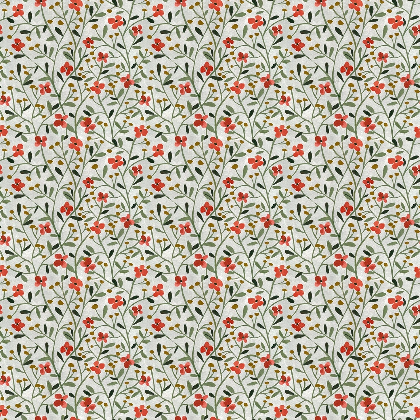 Floral Vines Vapor - Baby It's Cold Outside QUILTING COTTON - homesewn