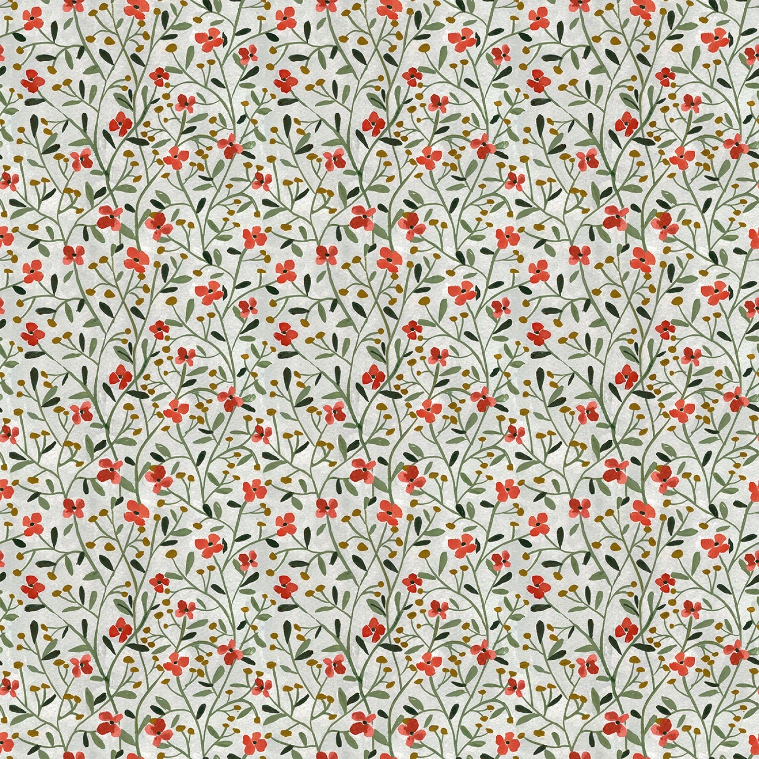 Floral Vines Vapor - Baby It's Cold Outside QUILTING COTTON - homesewn