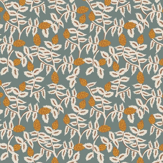 Florals - Slate - Wild Cottage - homesewn
