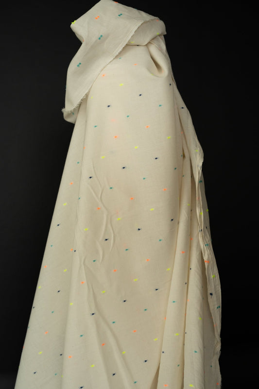 Flouro Dobby Indian Cotton - homesewn