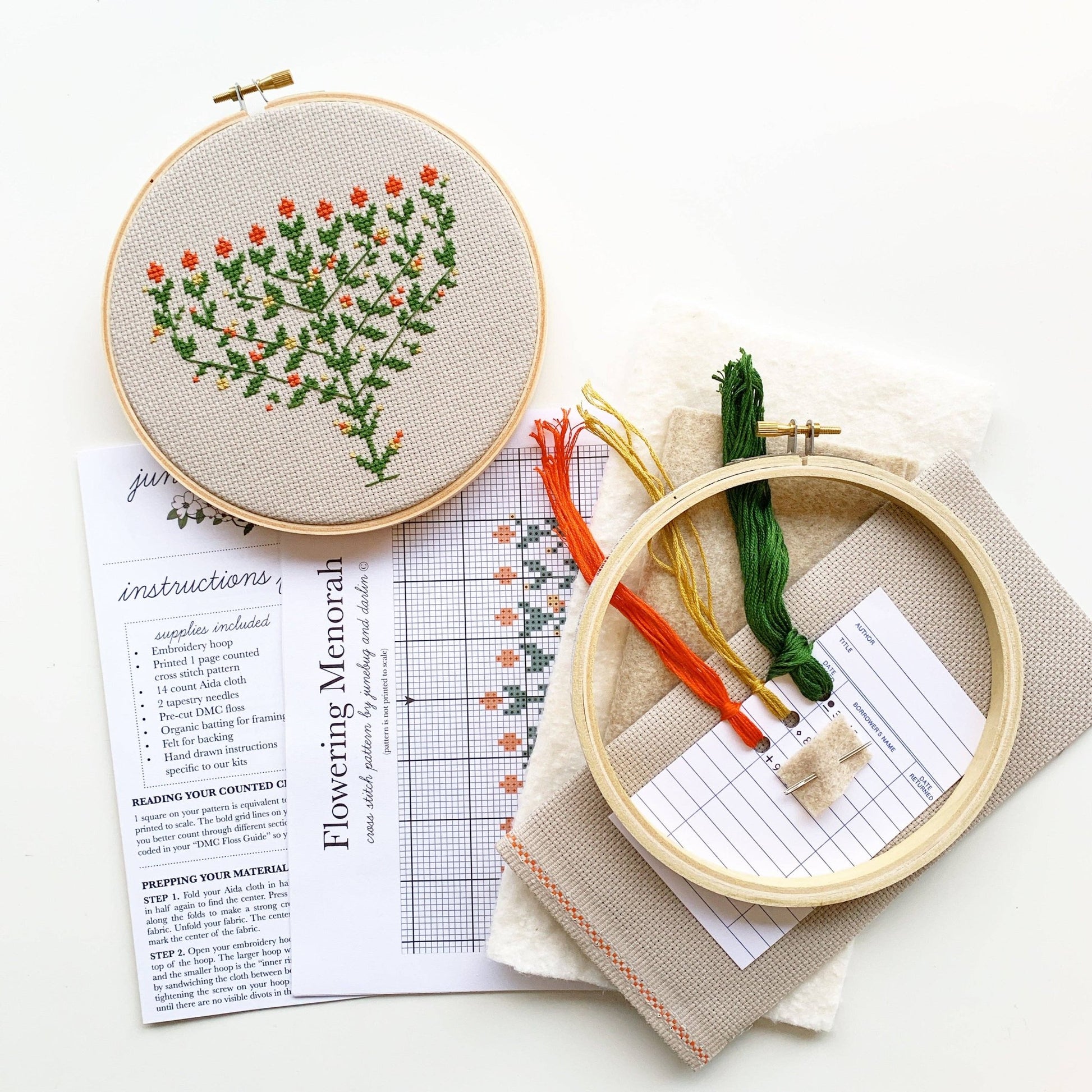 Flowering Menorah Kit Pre - Order 2024 - homesewn