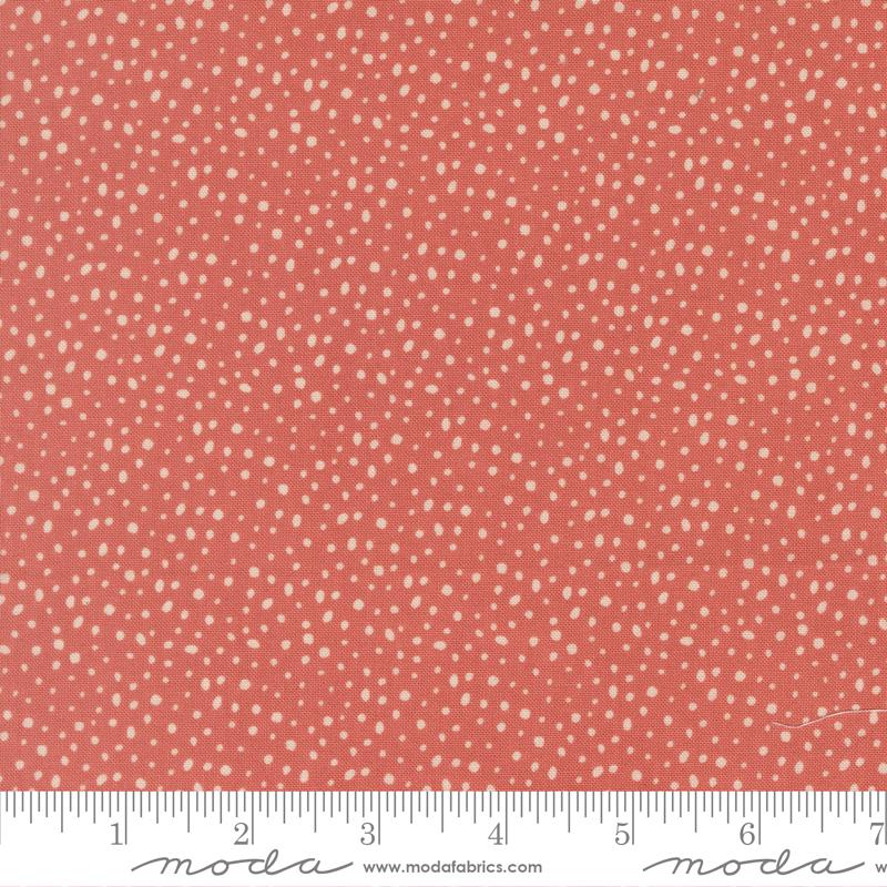 Flurry Dots - Rosy - Gingerbread Lane QUILTING COTTON/POPLIN - homesewn