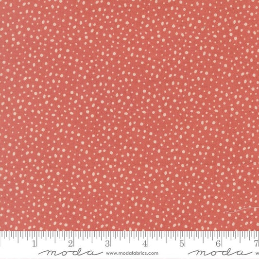 Flurry Dots - Rosy - Gingerbread Lane QUILTING COTTON/POPLIN - homesewn