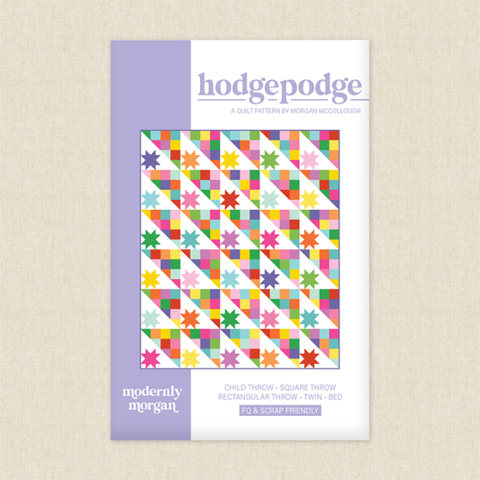 Hodgepodge Quilt Pattern by Modernly Morgan